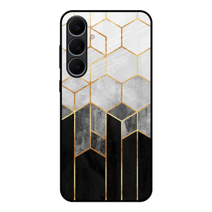Tricolor Pattern Samsung Galaxy S25 FE 5G Glass Back Cover Online