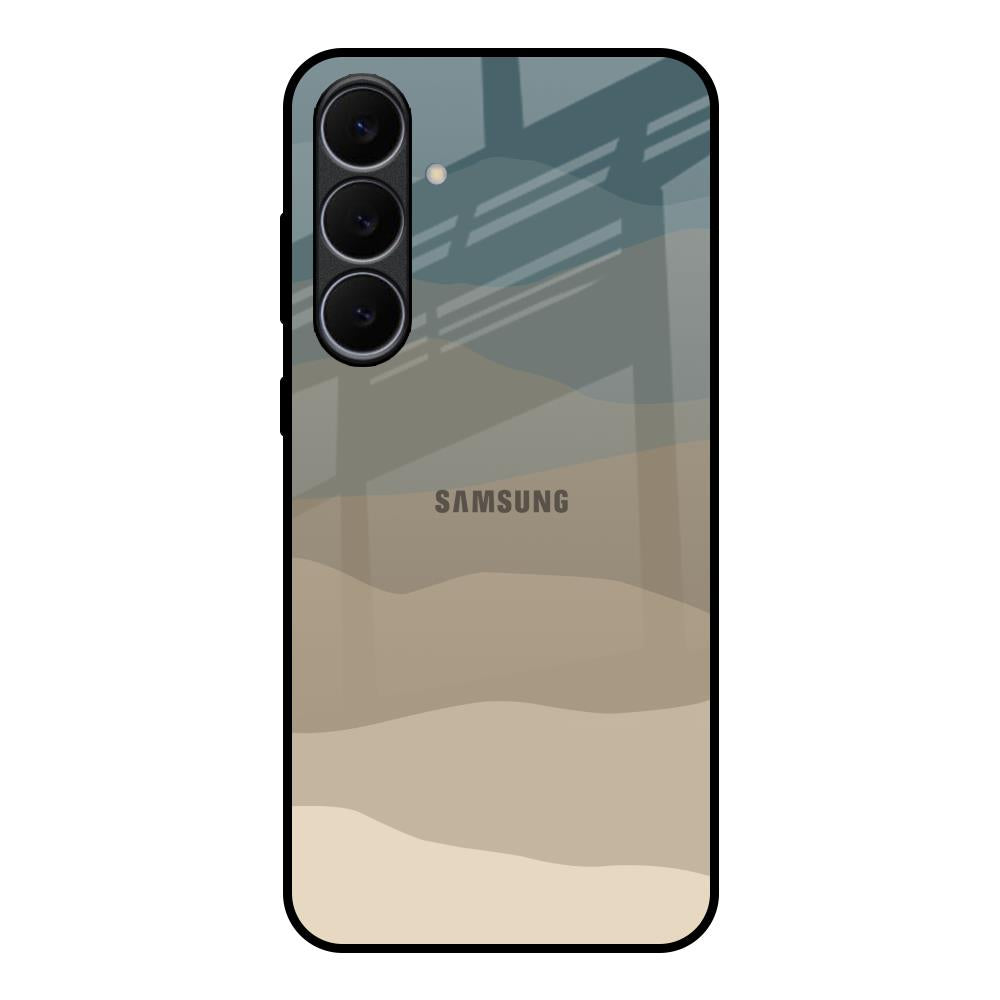 Abstract Mountain Pattern Samsung Galaxy S25 FE 5G Glass Back Cover Online