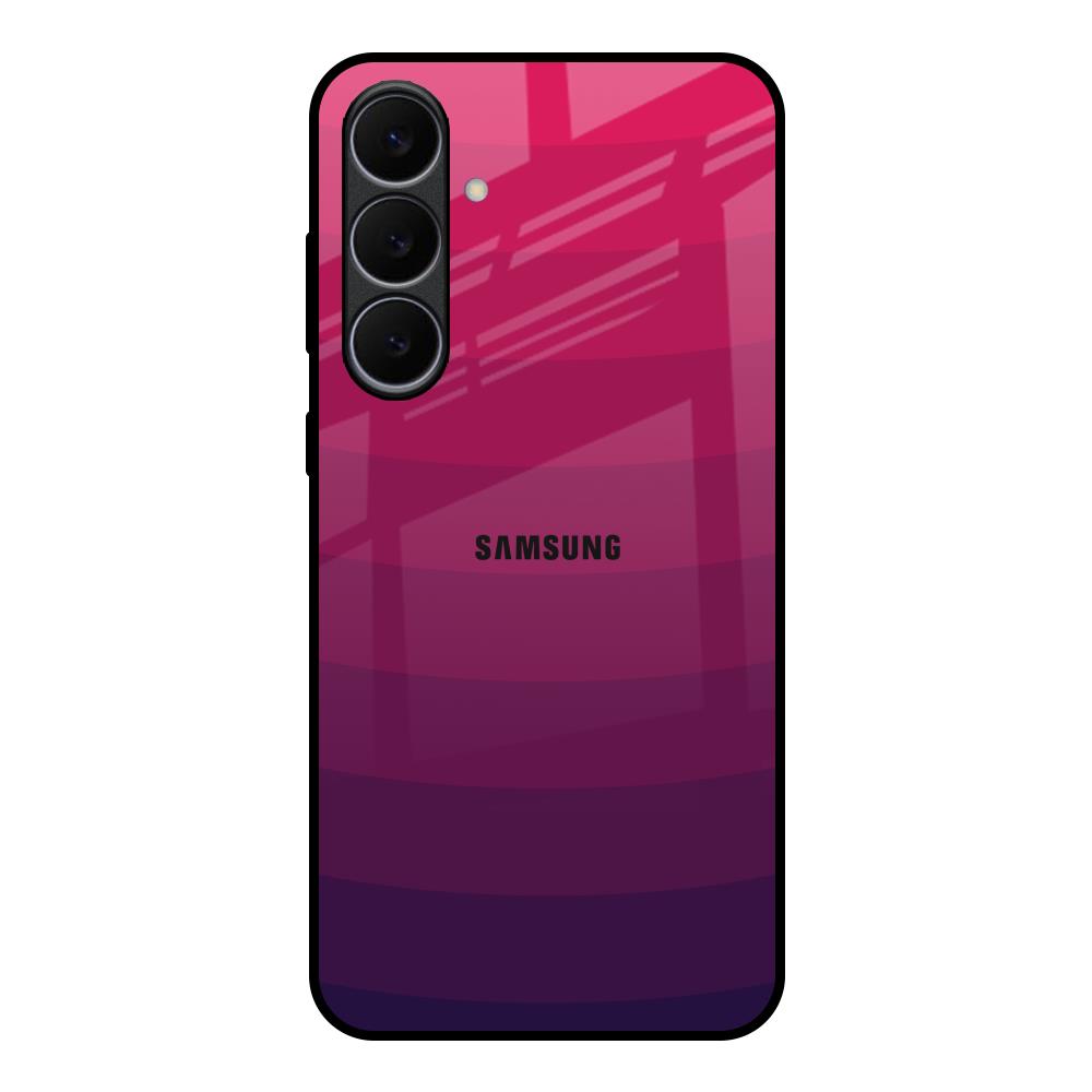 Wavy Pink Pattern Samsung Galaxy S25 FE 5G Glass Back Cover Online