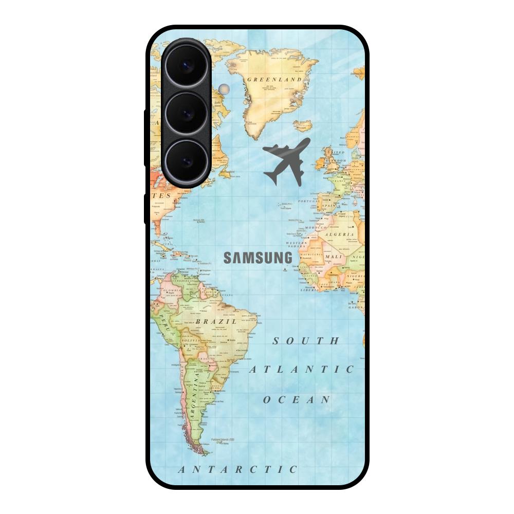 Fly Around The World Samsung Galaxy S25 FE 5G Glass Back Cover Online