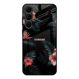 Tropical Art Flower Samsung Galaxy S25 FE 5G Glass Back Cover Online
