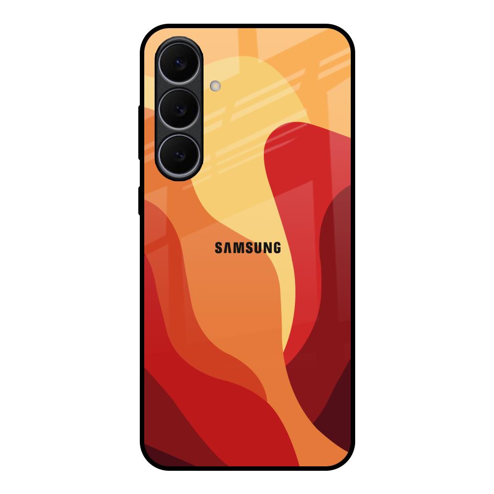 Magma Color Pattern Samsung Galaxy S25 FE 5G Glass Back Cover Online