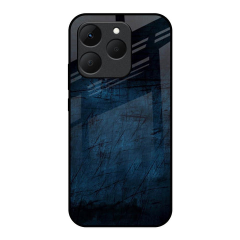 Dark Blue Grunge Realme 15T 5G Glass Back Cover Online