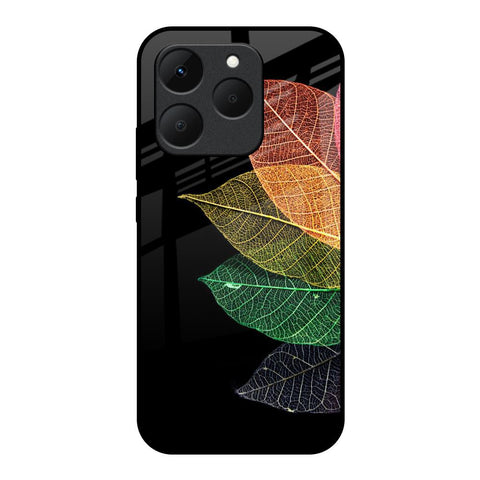 Colorful Leaves Realme 15T 5G Glass Back Cover Online