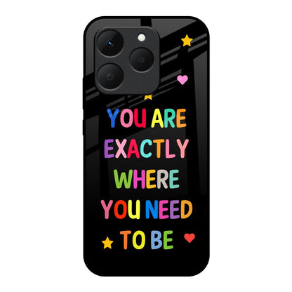 Magical Words Realme 15T 5G Glass Back Cover Online