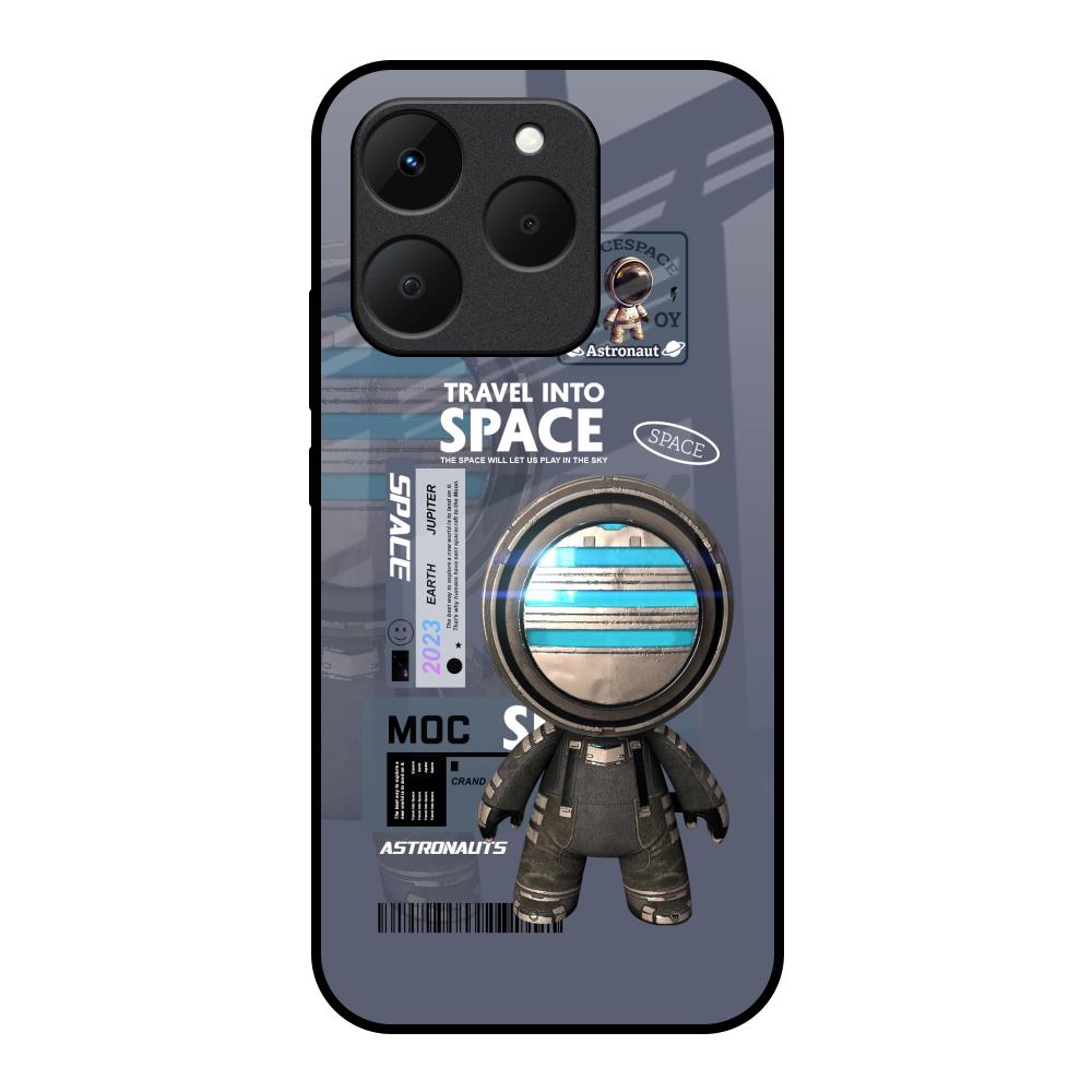 Space Travel Realme 15T 5G Glass Back Cover Online