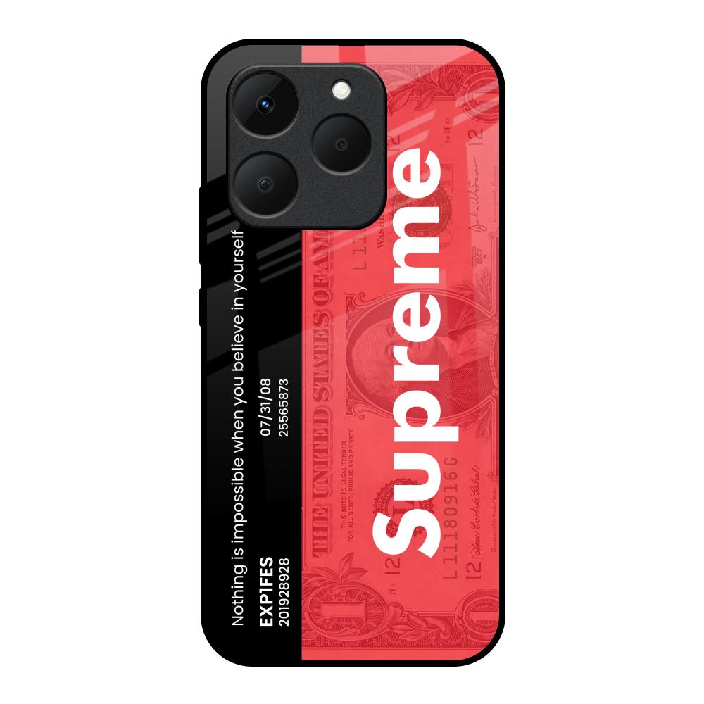 Supreme Ticket Realme 15T 5G Glass Back Cover Online