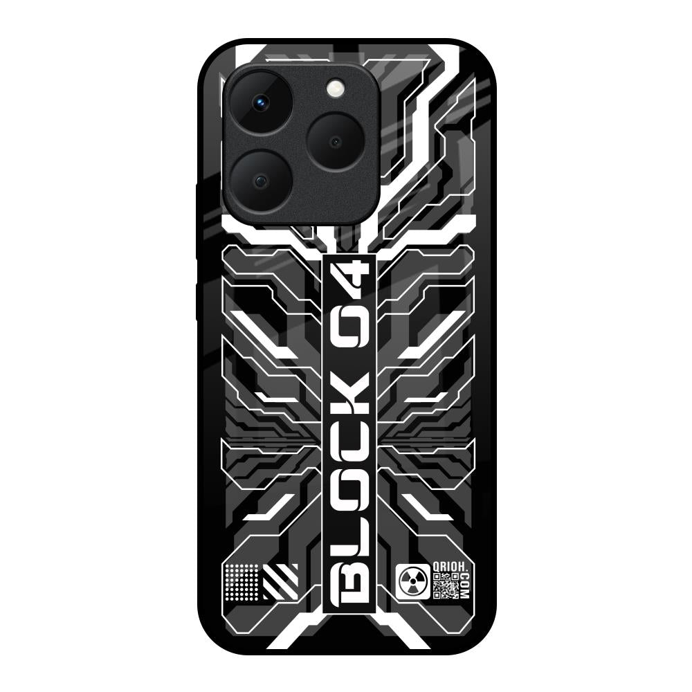 Monochrome Magic Realme 15T 5G Glass Back Cover Online
