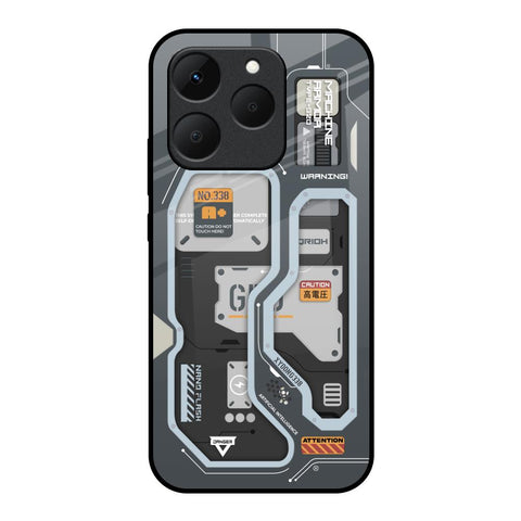 Retro Futuristic Realme 15T 5G Glass Back Cover Online