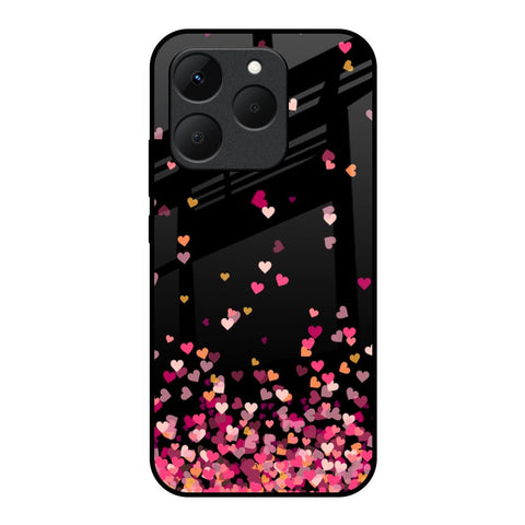 Heart Rain Fall Realme 15T 5G Glass Back Cover Online