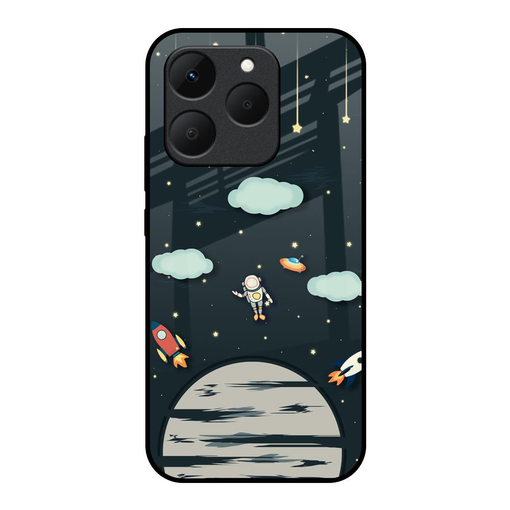 Astronaut Dream Realme 15T 5G Glass Back Cover Online