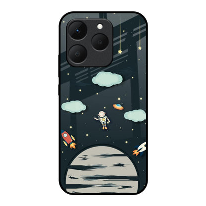 Astronaut Dream Realme 15T 5G Glass Back Cover Online