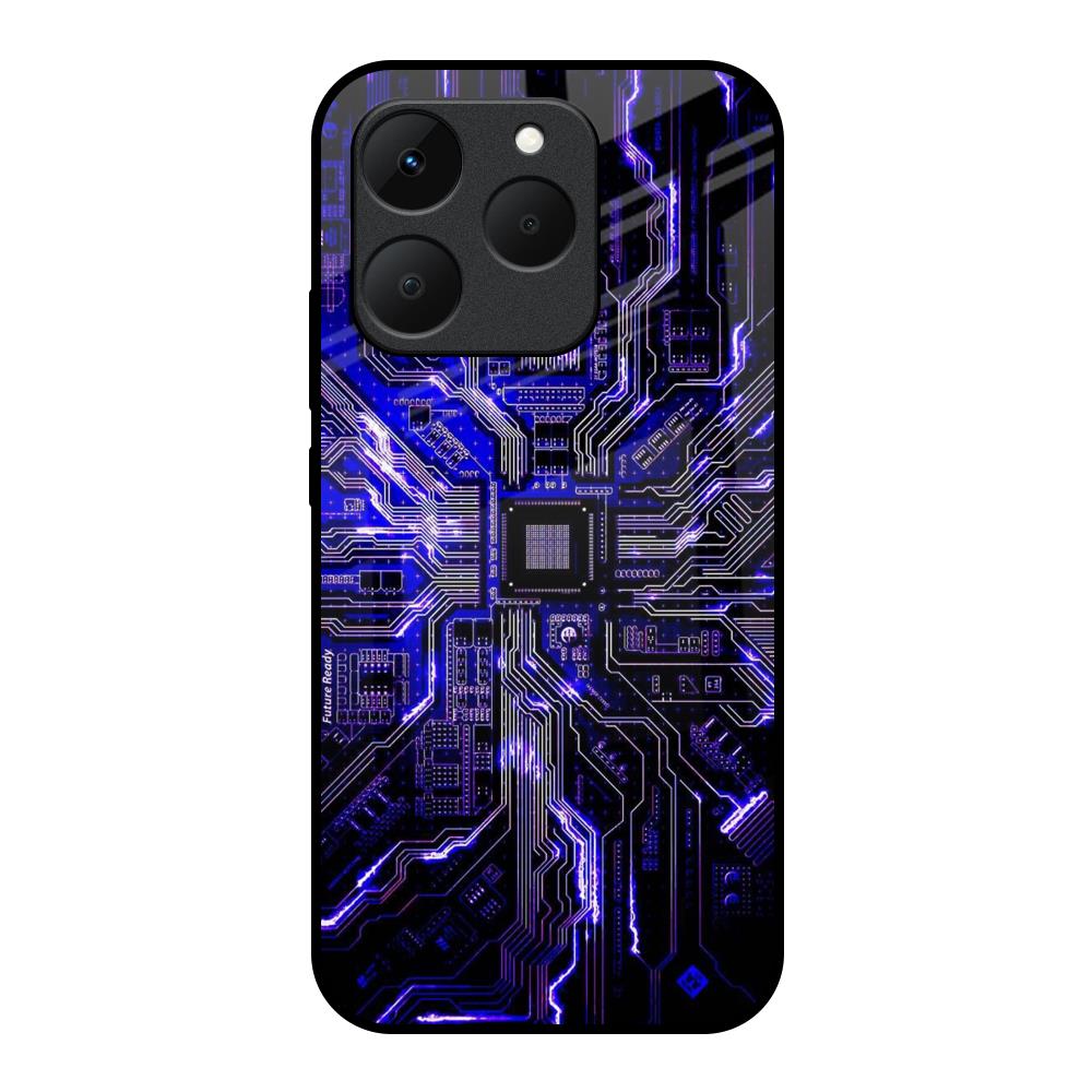 Techno Color Pattern Realme 15T 5G Glass Back Cover Online