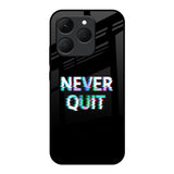 Never Quit Realme 15T 5G Glass Back Cover Online