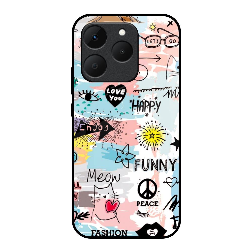 Just For You Realme 15T 5G Glass Back Cover Online