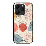 Abstract Faces Realme 15T 5G Glass Back Cover Online