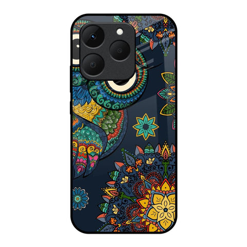 Owl Art Realme 15T 5G Glass Back Cover Online