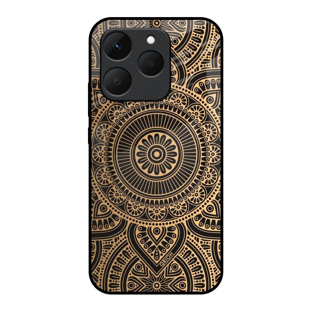 Luxury Mandala Realme 15T 5G Glass Back Cover Online