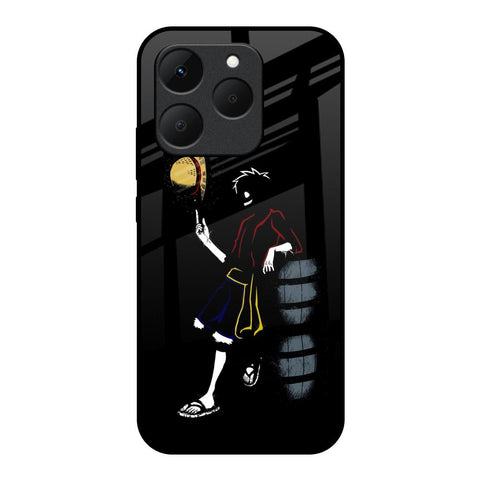 Luffy Line Art Realme 15T 5G Glass Back Cover Online