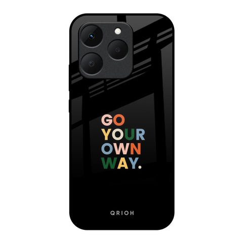 Go Your Own Way Realme 15T 5G Glass Back Cover Online