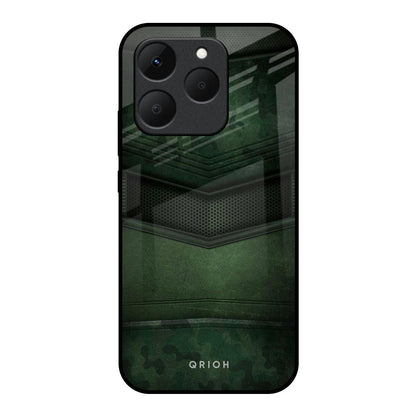 Green Leather Realme 15T 5G Glass Back Cover Online
