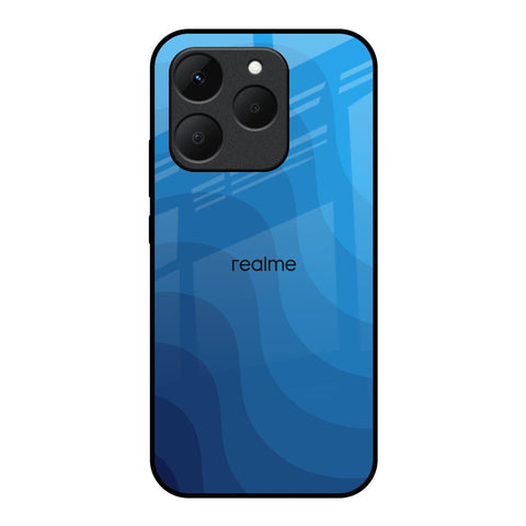 Blue Wave Abstract Realme 15T 5G Glass Back Cover Online