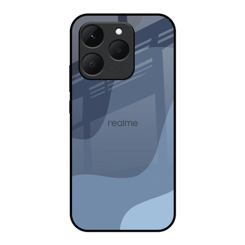 Navy Blue Ombre Realme 15T 5G Glass Back Cover Online