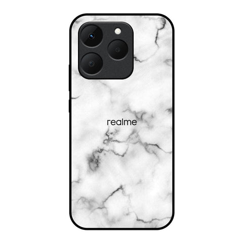 Satin White Marble Realme 15T 5G Glass Back Cover Online