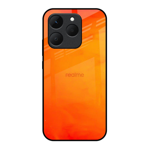 Tangy Orange Realme 15T 5G Glass Back Cover Online