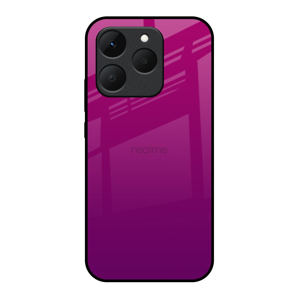 Magenta Gradient Realme 15T 5G Glass Back Cover Online