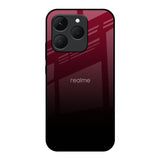 Wine Red Realme 15T 5G Glass Back Cover Online