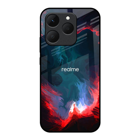 Brush Art Realme 15T 5G Glass Back Cover Online