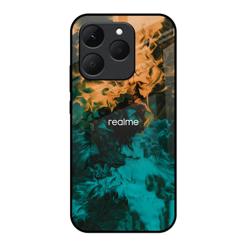 Watercolor Wave Realme 15T 5G Glass Back Cover Online