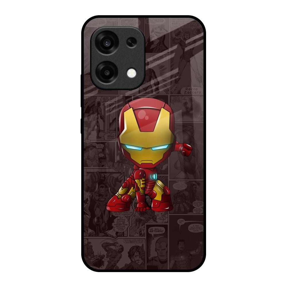 Angry Baby Super Hero Oppo F31 5G Glass Back Cover Online