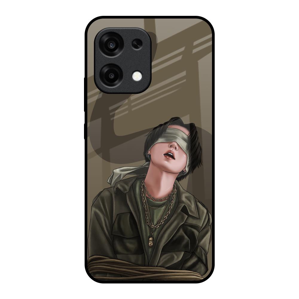 Blind Fold Oppo F31 5G Glass Back Cover Online