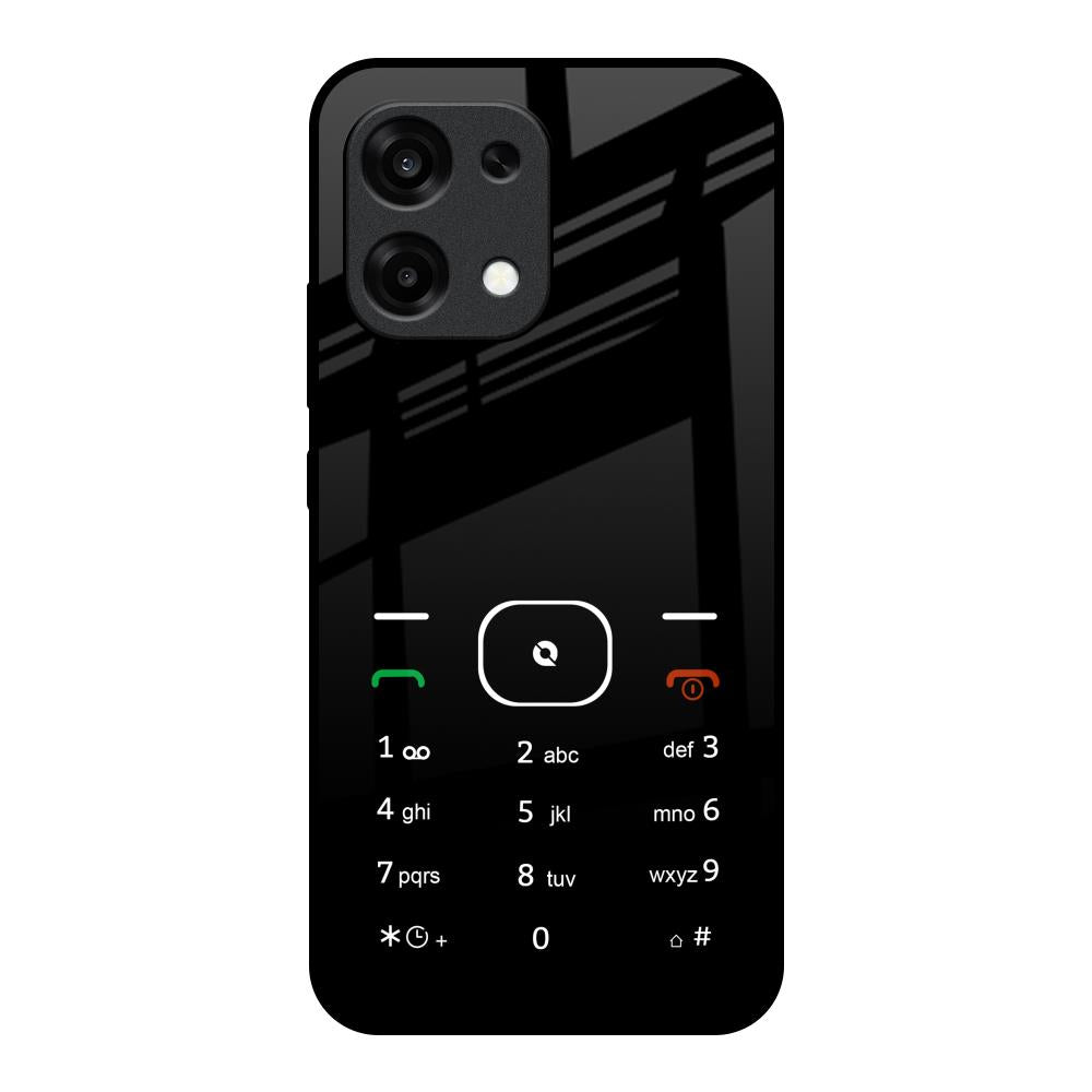 Classic Keypad Pattern Oppo F31 5G Glass Back Cover Online