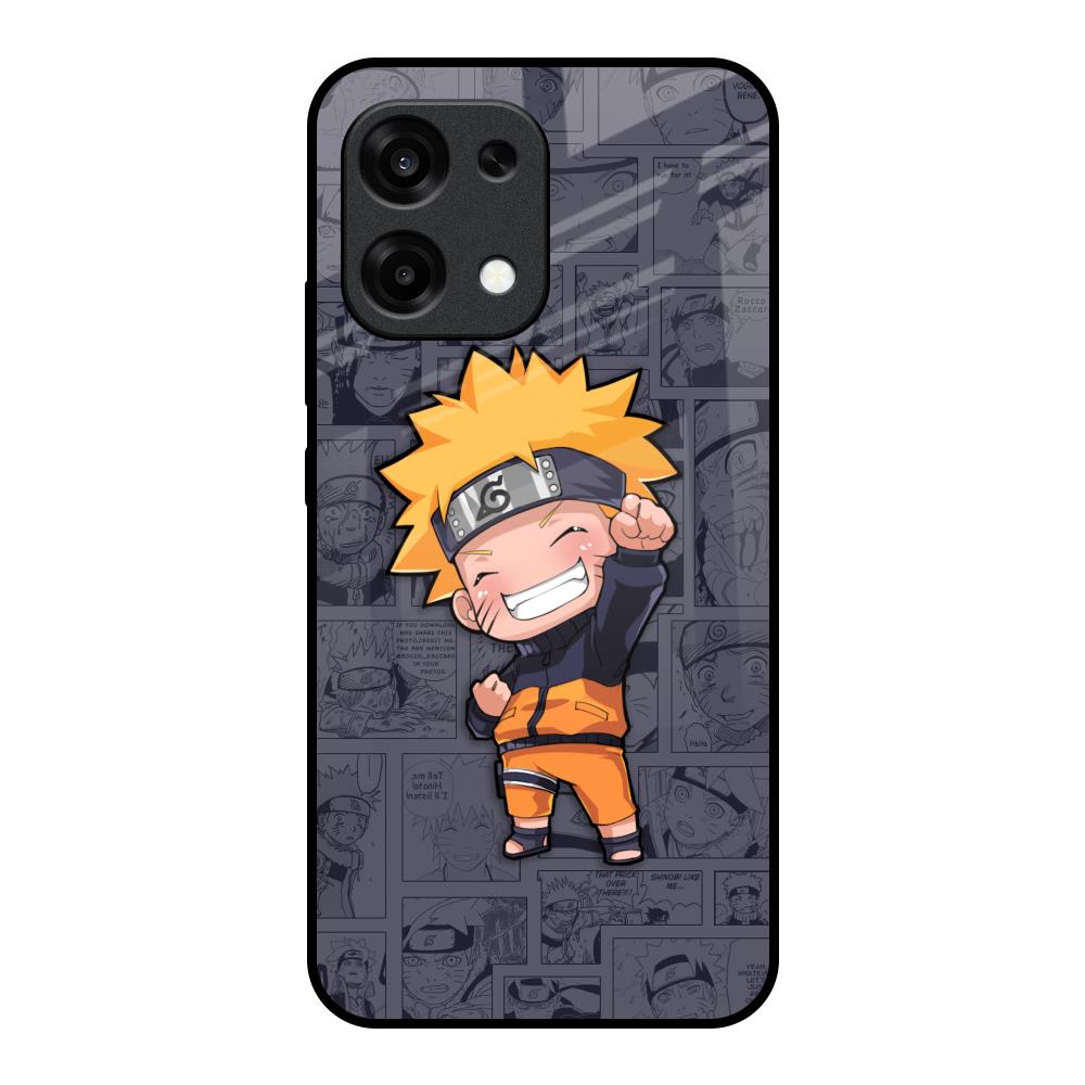 Orange Chubby Oppo F31 5G Glass Back Cover Online