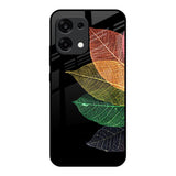 Colorful Leaves Oppo F31 5G Glass Back Cover Online
