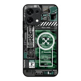 Green Camo Circuit Oppo F31 5G Glass Back Cover Online