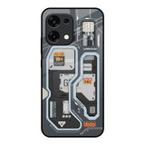 Retro Futuristic Oppo F31 5G Glass Back Cover Online