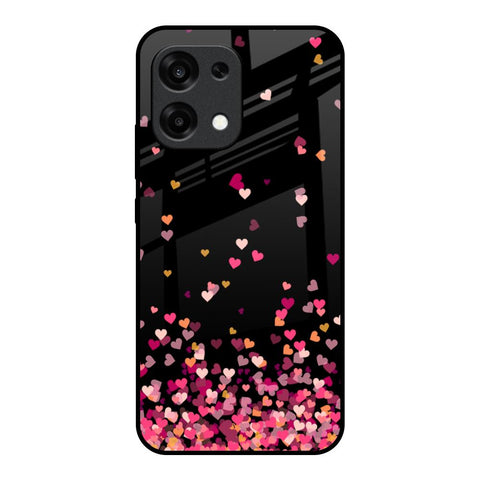 Heart Rain Fall Oppo F31 5G Glass Back Cover Online