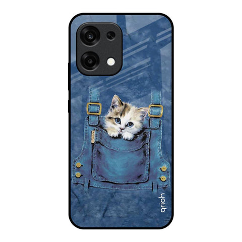 Kitty In Pocket Oppo F31 5G Glass Back Cover Online
