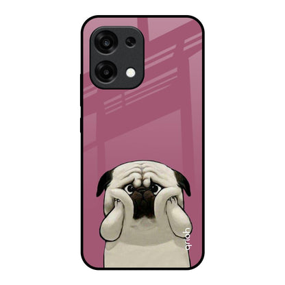 Funny Pug Face Oppo F31 5G Glass Back Cover Online