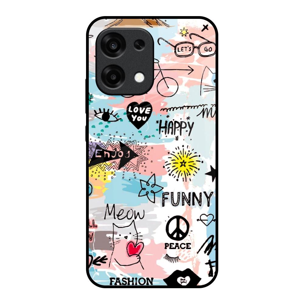 Just For You Oppo F31 5G Glass Back Cover Online