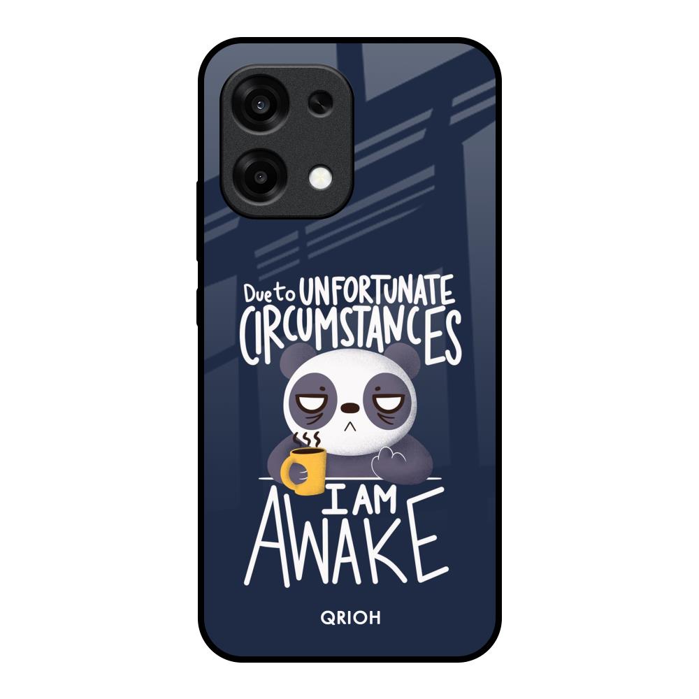 Struggling Panda Oppo F31 5G Glass Back Cover Online