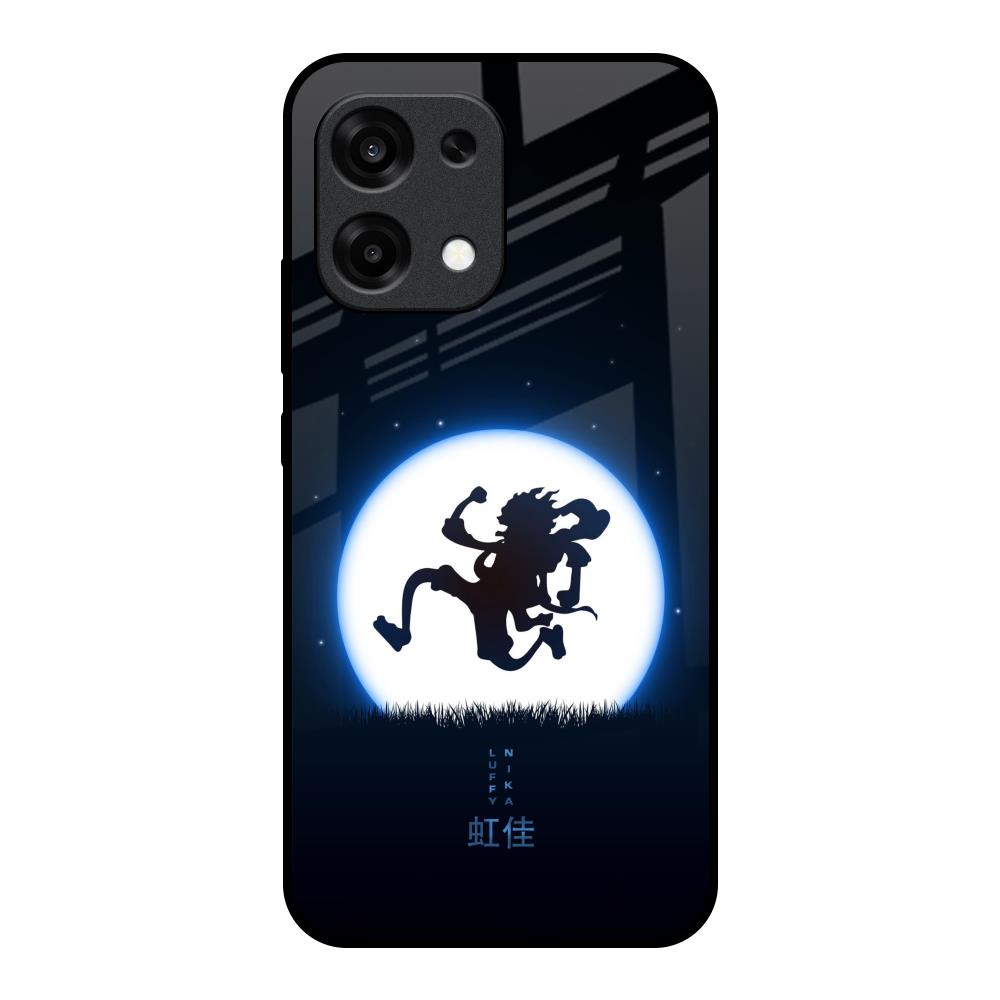 Luffy Nika Oppo F31 5G Glass Back Cover Online