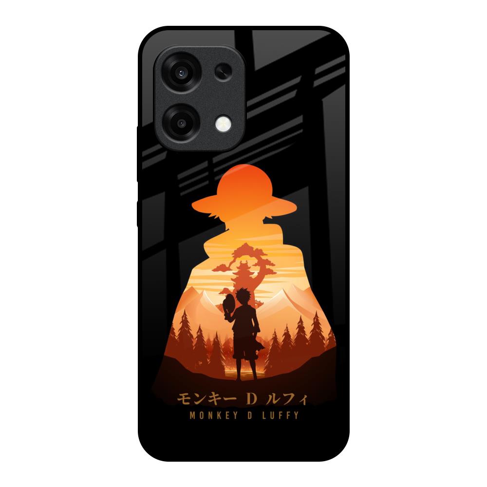 Luffy One Piece Oppo F31 5G Glass Back Cover Online