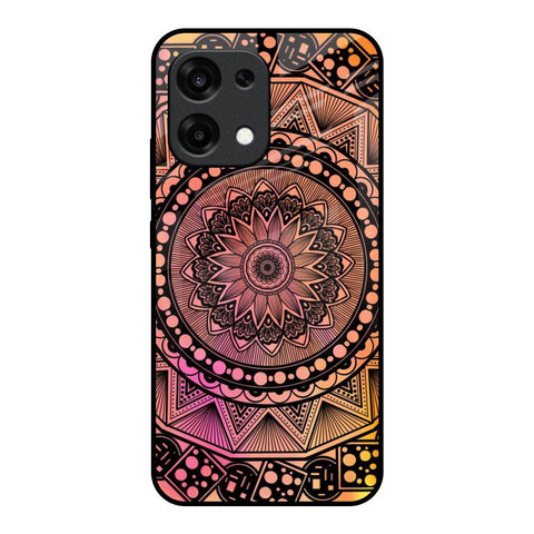 Floral Mandala Oppo F31 5G Glass Back Cover Online