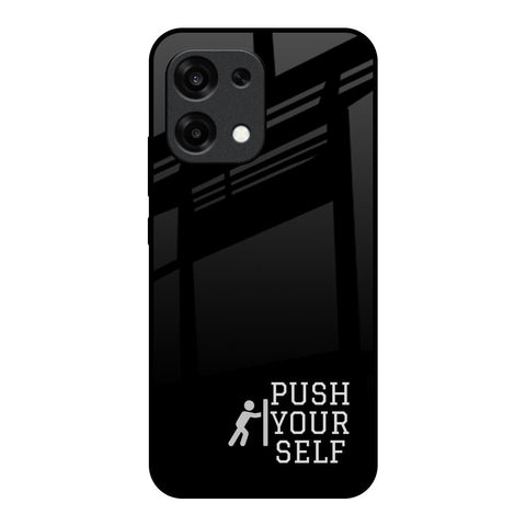 Push Your Self Oppo F31 5G Glass Back Cover Online