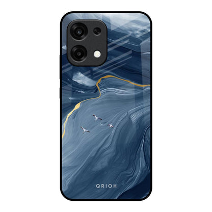 Deep Ocean Marble Oppo F31 5G Glass Back Cover Online
